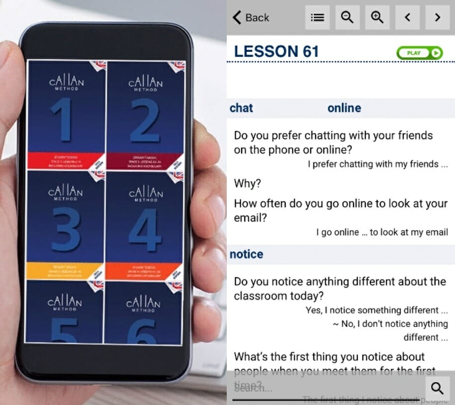 Callan Method App